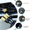 MVEQRRN Boars Hair Ultra Soft Detailing Brushes Set, 4 Pcs