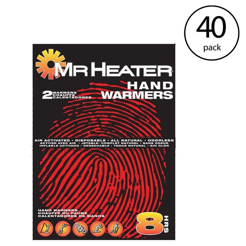 Mr. Heater Winter Disposable Chemical Bulk Pocket Hand Warmers Box,