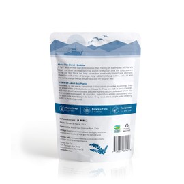 Kelp Breakfast Maine Trace Mineral Tea Blend - Brekkie Contains Black Tea, Sweet Orange Peel With Sea Vegetable Kelp Flakes - 3oz Loose Leaf Tea From CUSHLA Caffeinated