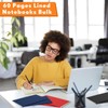 Mimorou 100 Pcs Journals Notebooks Bulk - Kraft Softcover A5