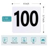 Giilayky 100Pcs Table Numbers 1-100,Plastic Table Numbers, Double Sided Table