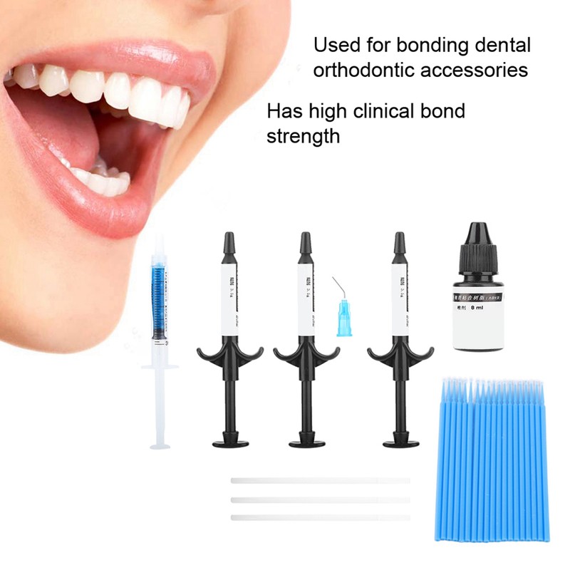 Orthodontic Dental Bonding Kit Adhesive Light Cure Adhesive System Kit