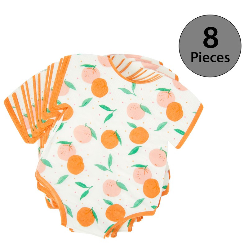 C.R. Gibson TW7-25640DC Little Cutie Onesie Die Cut Disposable Paper