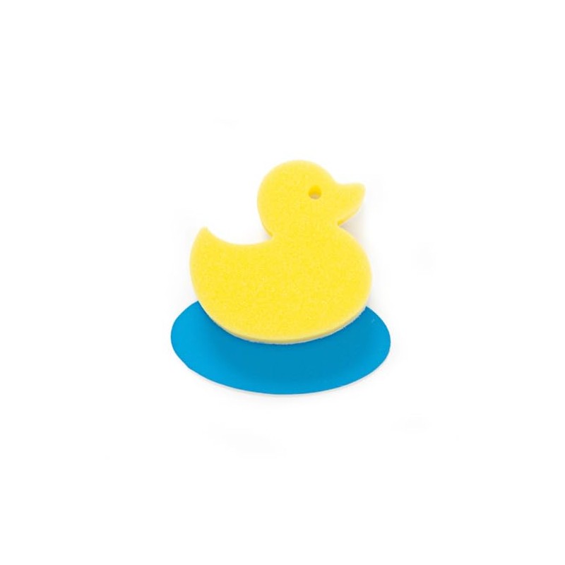 KIKKERLAND Sink Sponge And Holder Duck