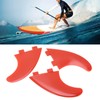 3Pcs Surfboard Fins Glass Fiber Thruster Fin Sets Surf Accessories