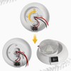 Partsam 1Pc 4 Inch Round LED Utility Dome Light Surface