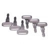 IEQFUE Heavy Equipment 6PCS Ignition Keys160431 6896 Compatible with Manitou