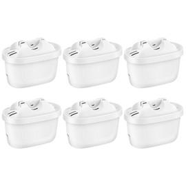 6 Pack of Water Filter Cartridges Compatible with Brita Maxtra+, Brita Style, Mavea Elemaris XL Water Tank