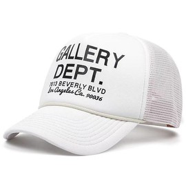 Gallery DEPT Baseball Cap Unisex Adjustable Snapback Trucker Hat - Color: white