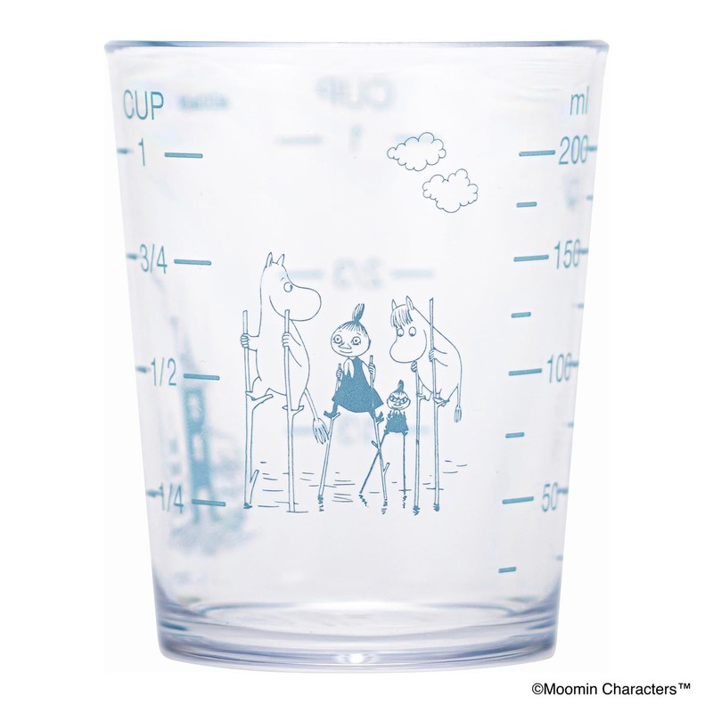 SELECT 100 x Moomin Measuring Cup with Lid, 7.8 fl