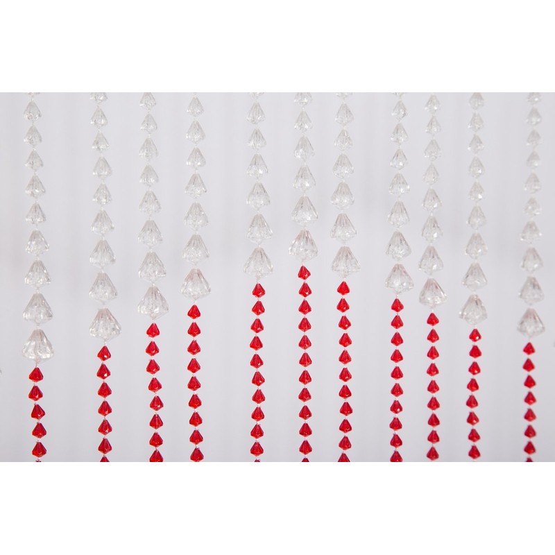 THY COLLECTIBLES Beautiful Acrylic Beaded Valance Curtain Window Door Room