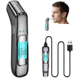 Breathalysers,Touch-Free Breathalyzer with 2nd Generation Asic Smart Chip Technology and HD Digital Lcd Display,High Accuracy Portable Alcohol Tester for Euro Travel & Home Safety,Alcohol Testing Kits