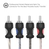 RECOIL RCI43 100% Oxygen Free Copper 4-Channel RCA Audio Cable,