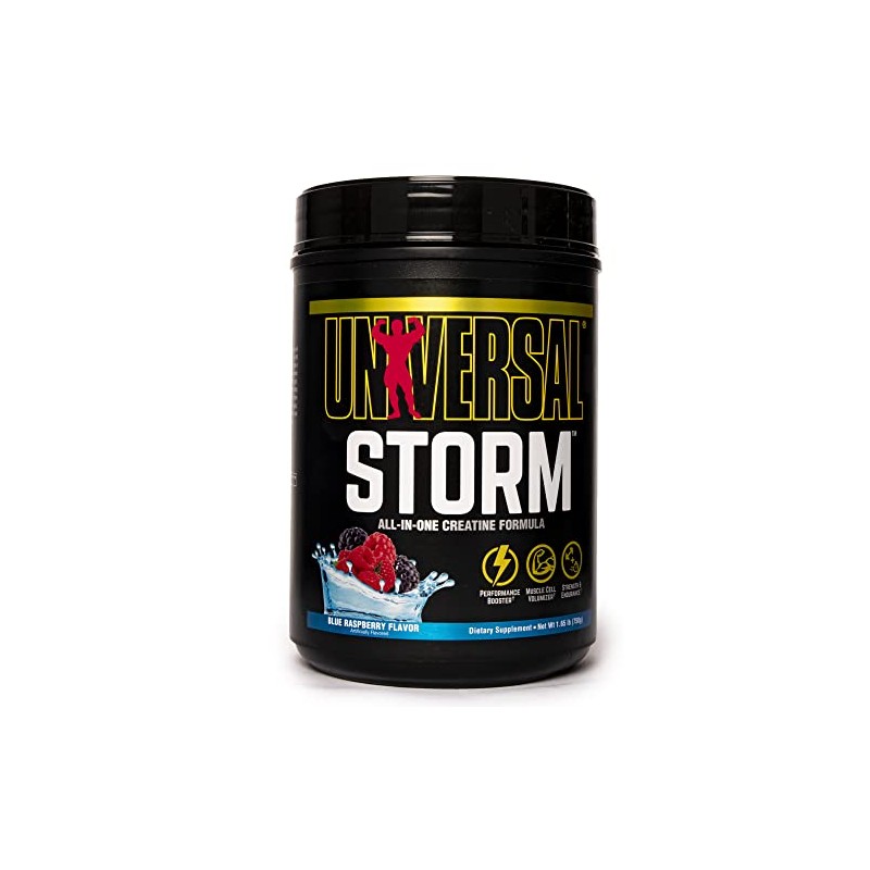 Universal Nutrition Storm Blue Raspberry Powder 827g