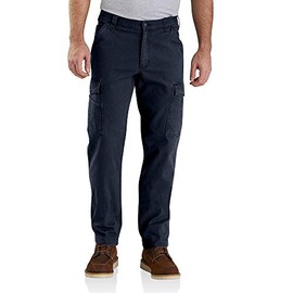 Carhartt Men's Relaxed Straight Rigby Cargo Pant, Navy, W42 x L34