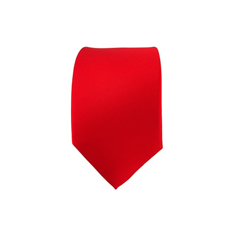 TigerTie Satin Silk Tie in Various Colours Plain - 100%