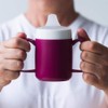 Ornamin Two Handled Mug with Internal Cone 140 ml Blue