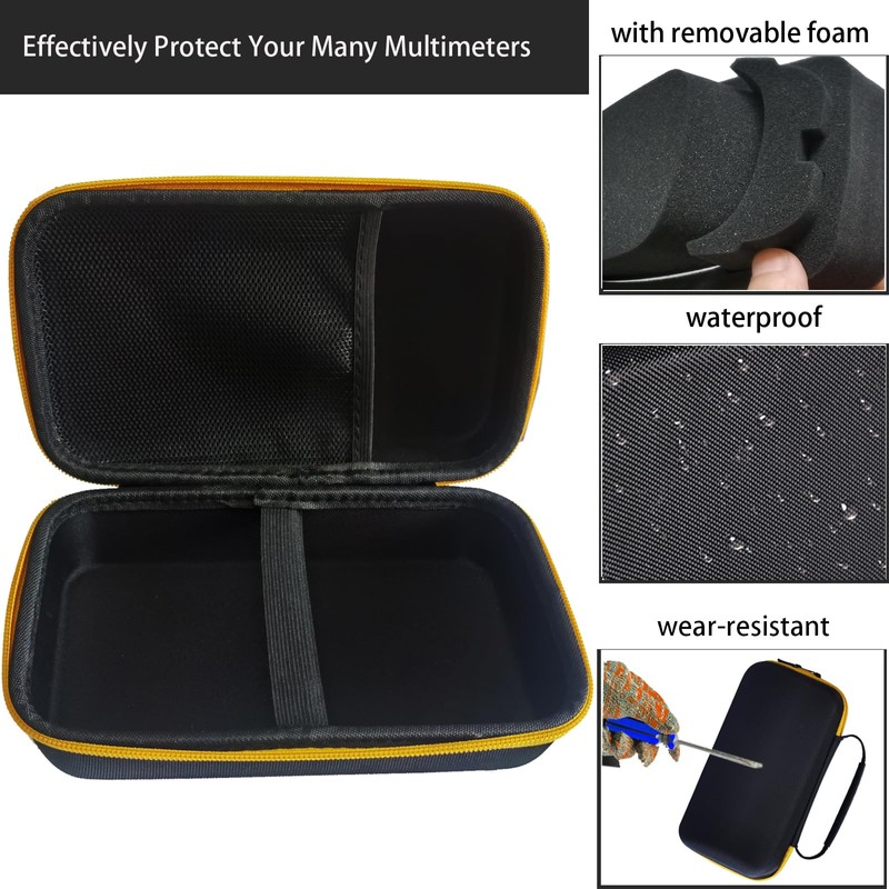 QFDSHOPCO Hard Carrying Case Portable Storage Bag with Detachable Foam