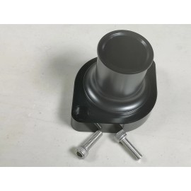 Rodspeedracing Billet Swivel Thermostat Housings Water NecK 180° 1.5" LS Engine Straight up BLK