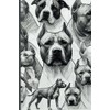 Pitbull-Themed Notebook: 120 Pages of Lined Paper with Margins: Perfect
