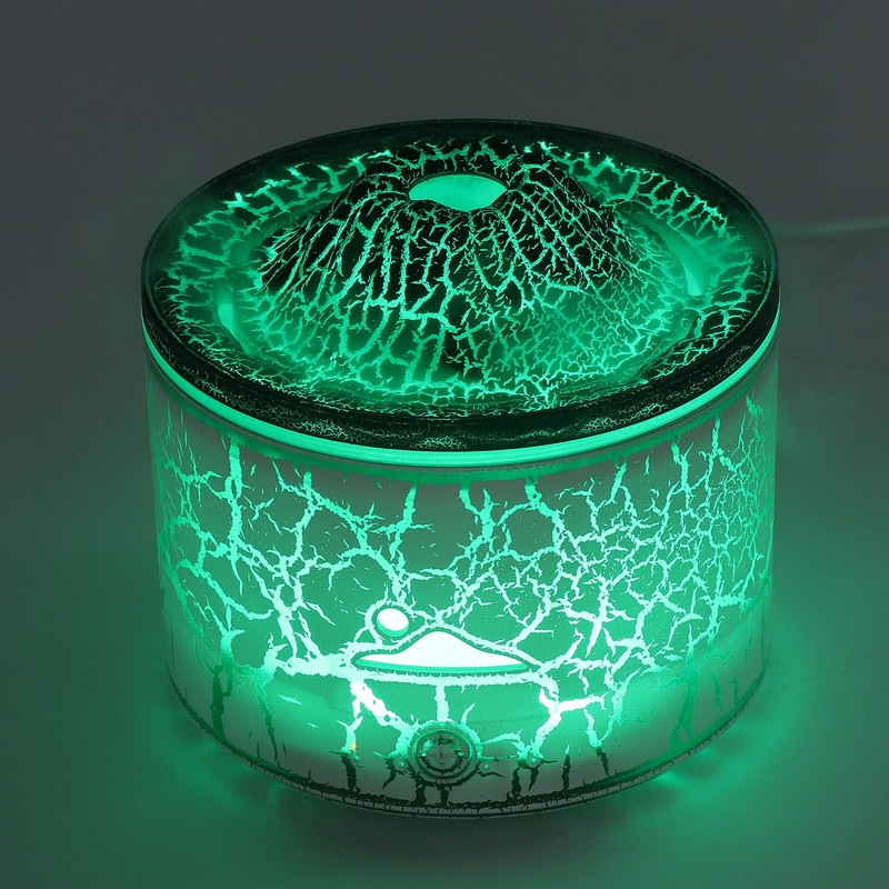 Volcano Essential Oil Diffuser 230ml Fine Mist Volcano Flame Aroma