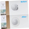 WOONEKY 2pcs Thermostat Backplate Trim Kit Wall Plate Compatible Nest