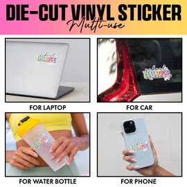 VOTANTA School Nurse Sticker, Stethoscope Coquette Pink Bow Stickers, Future Nurse Decals, Nursing Student Graduation Gifts Decoration for Laptops, Phones, Water Bottles, Car, Window