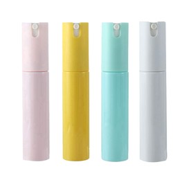 Vctitil 4Pack Spray Bottle Portable Women Perfume Atomizer Candy Color Moisturizer Emulsion Cosmetic Container Empty Cosmetic Refillable Travel Bottle