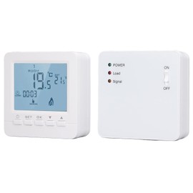 RF Wireless Programmable Thermostat Smart Electric Heating Temperature Controller AC230V for Home Indoor Use