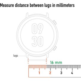 Amzhero Smart Watch Bands, 16MM Replacement Straps Band for D26 Smart Watch Fitness Tracker, Soft Nylon Sport Strap Pink