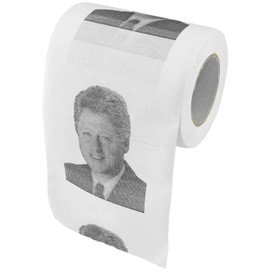 Fairly Odd Novelties Bill Clinton Novelty Toilet Paper, Multi-colored