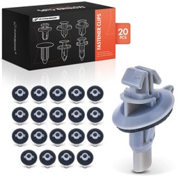 A-Premium 20PCS Nylon Retainer Clip Fasteners Compatible with Toyota Camry, RAV4, Corolla, Prius, Tacoma, Highlander, Tundra, Sienna, 4Runner, Matrix & Lexus RX300, ES250, GX460, GS400 & Scion tC, xB