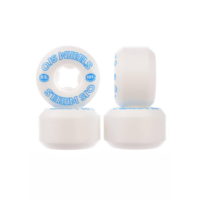 Jart Be Happy 53mm 83B Wheels Pack Wheels, White, One