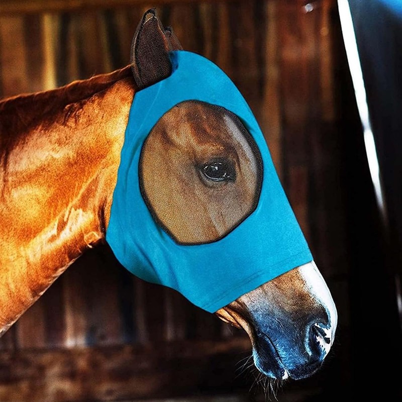 Horse Fly Mask with UV Protection - Breathable and Soft