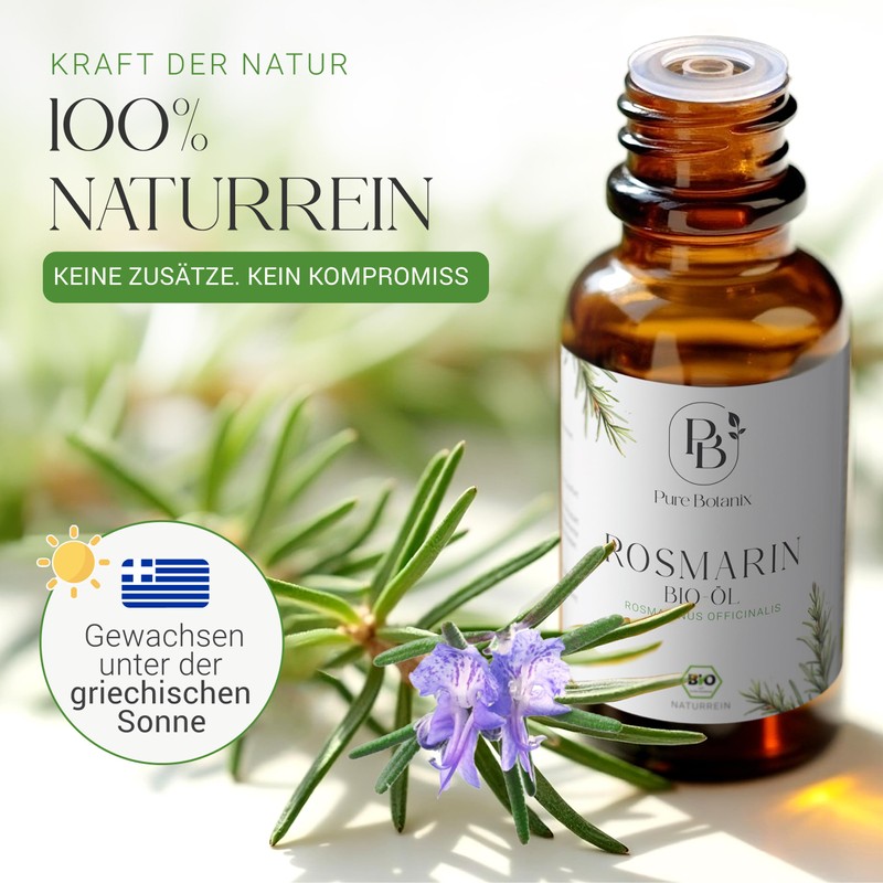 Pure Botanix - BIO Rosmarinöl - 30ml - Stimulation Haarwachstum