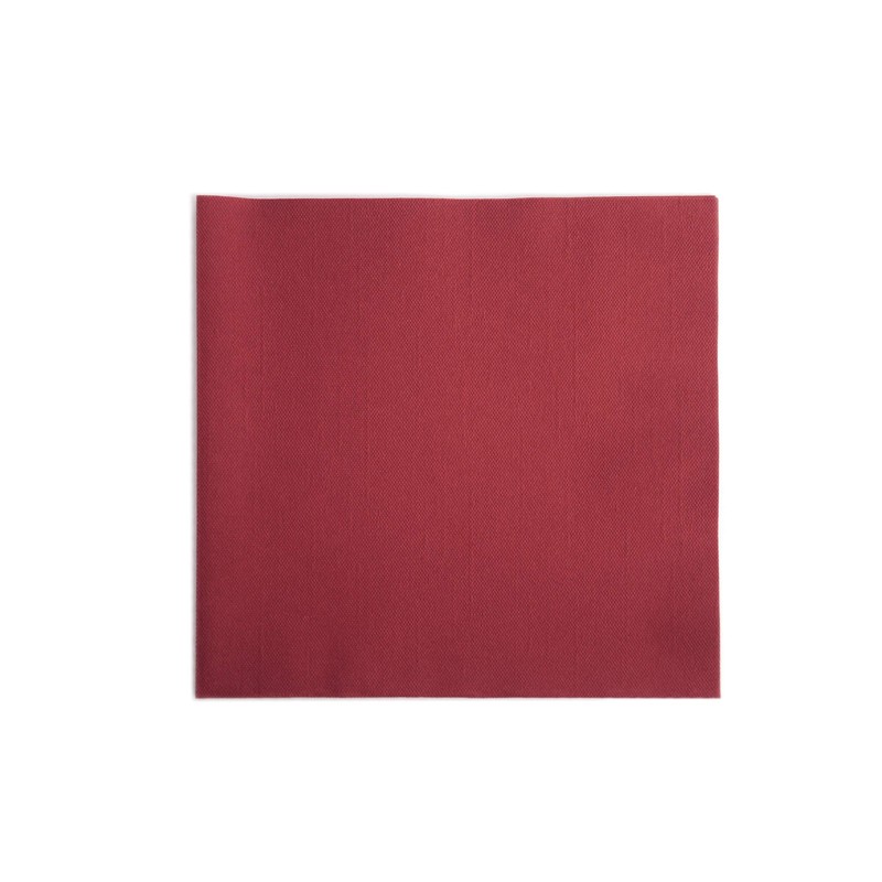 Alvotex CHIC Airlaid 50 Servietten, Stoffähnlich, Hochwertige, Einwegserviette, Burgund, 40