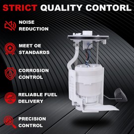 EVERESTWAY Fuel Pump Assembly w/Sending Unit Compatible for 2007-2008 Toyota Solara | 2008-2011 Toyota Camry L4 2.4L 2.5L Replaces E8722M SP9043M (Not for CA Model)