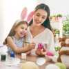 Easter Eggs for Painting and Hanging, Pack of 25 Easter