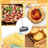 Pizza Dough Docker, Plastic Pizza Roller Spikes Prevents Air Bubbles
