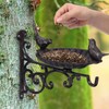 JUXYES Wall Mount Birds Feeder with Hanging Bracket, Heavy Duty