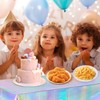 Pack of 3 Birthday Iridescent Tablecloths, 137 x 274 cm,