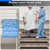 SMILOOL Outdoor Stair Treads Non-Slip Step Strips for Wooden Steps