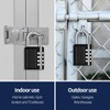 4pcs 4 Digit Combination Padlocks, Mental Weatherproof Combination Locks Outdoor,