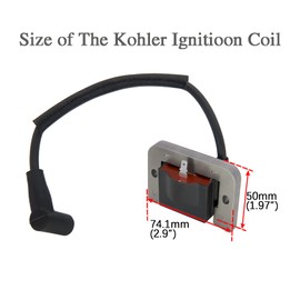 24 584 01-S Ignition Coil for Kohler CH18 CH20 CH22 CV18 CV22 CV23 SV710 Replace 2458401-S, 24-584-01-S, 24 584 04-S, 2458404-S, 24-584-04-S, 24 584 45-s, MIU11542, M132370 Engine Coil Module