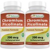 2 Pack Best Naturals Chromium Picolinate Tablet, 200 mcg, 240