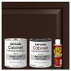 Rust-Oleum 392914 Cabinet Transformations Complete Coating Kit, Quart, Satin Espresso