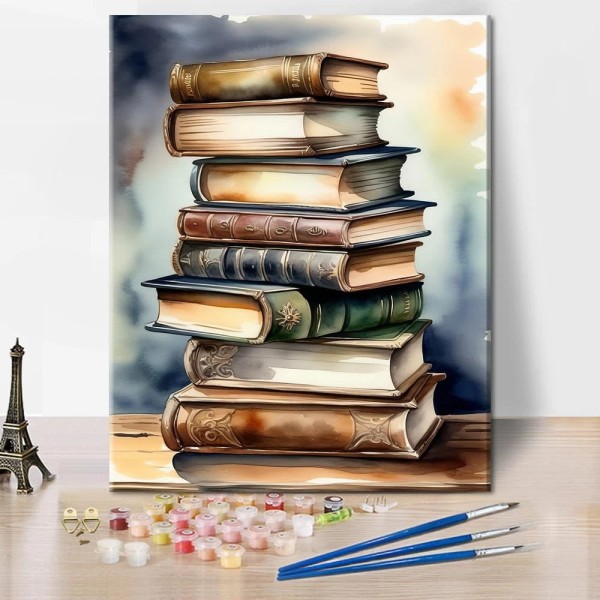 TUMOVO Books Paint by Numbers Kit for Adults Paint by
