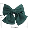 PIDOUDOU Set of 6 Big Satin Solid 8 Inch Bow