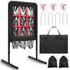 Pitching Net, 9 Hole Baseball Pitching Net with Strike Zone,