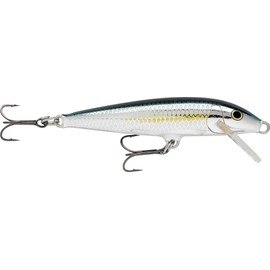Rapala ALB F9-ALB Minnow Original Floater Lure, 3.5 inches (9 cm), 0.2 oz (5 g), Chrome Silver